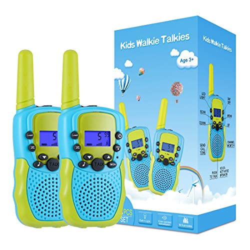 2 Way Radio Toy with Backlit LCD Flashlight